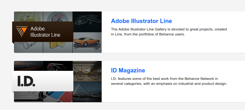 behance curated